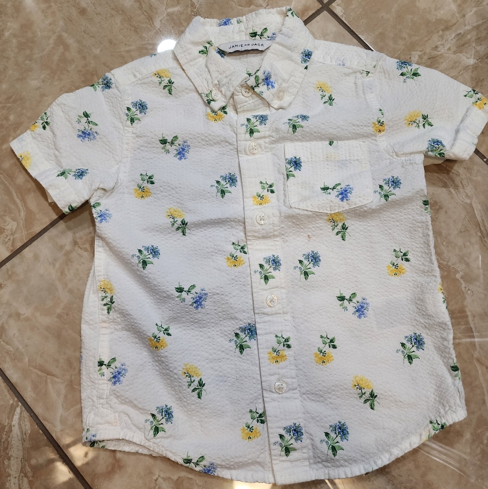 Janie and Jack Short Sleeve Shirt